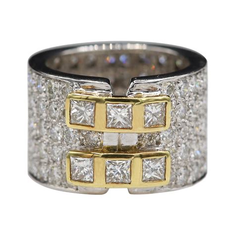 chanel princess cut wedding ring|authentic chanel rings.